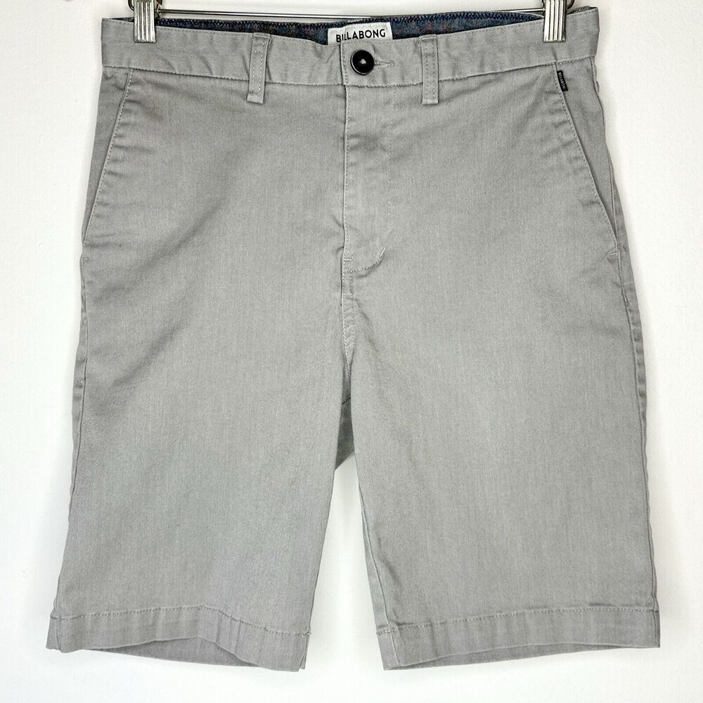 Billabong Mens Carter Chino Shorts Size 30‎ Grey